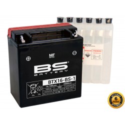 Μπαταρία BS BTX16-BS-1 / YTX16-BS-1 Μπαταρία BS BTX16-BS-1 / YTX16-BS-1